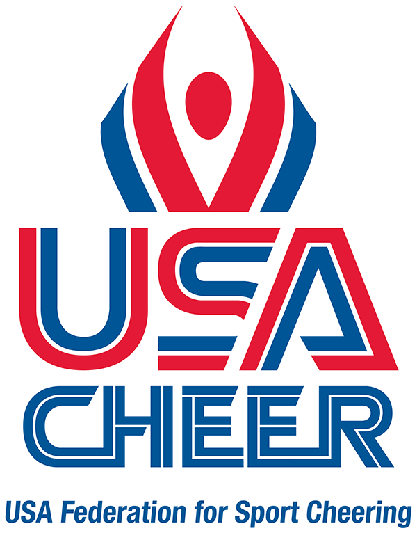 USA Cheer logo — Governing Body Partner at CheerCon 2027