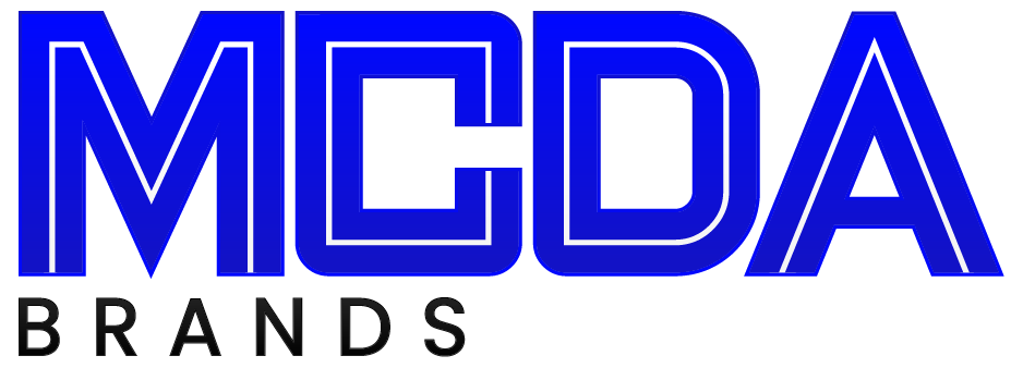 MCDA Brands logo — Brand Partner at CheerCon 2027