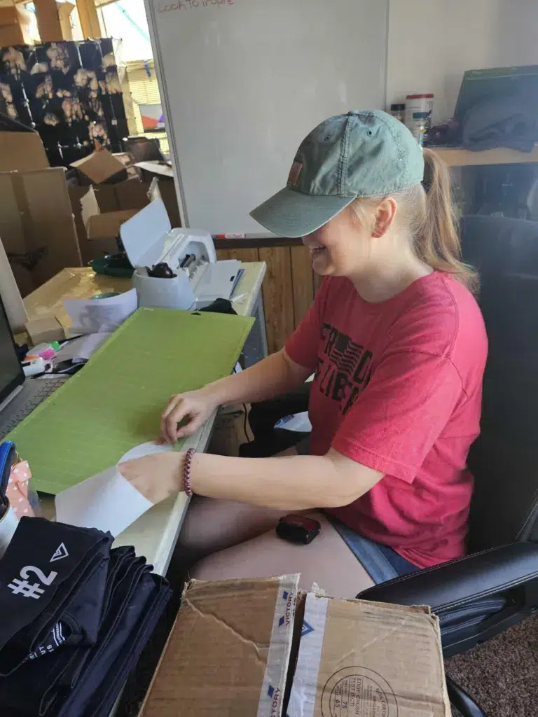 Abi with Victory Cheer Uniforms