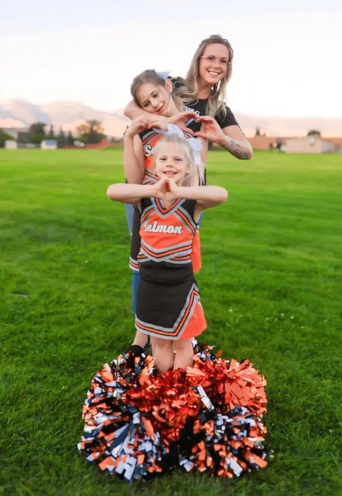 Part of the "why" behind Victory Cheer Uniforms for Laura is her family and her Legacy. 